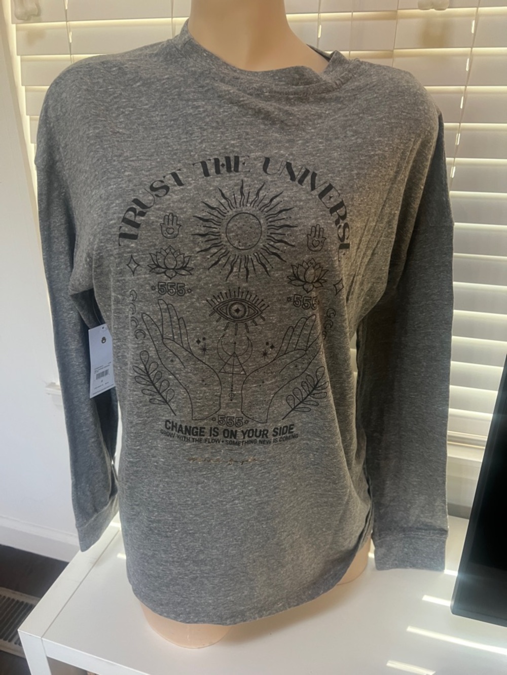 Spiritual Gangster "Trust the Universe" Graphic Tee.